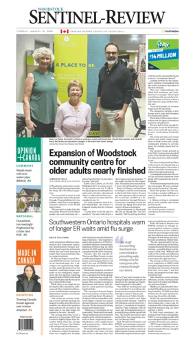 Cover of Sentinel-Review (Woodstock)