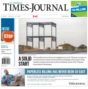 Cover of St. Thomas Times-Journal