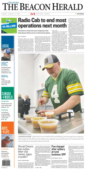 Cover of The Beacon Herald