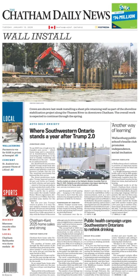 Cover of The Chatham Daily News