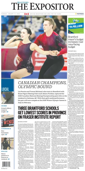 Cover of The Expositor (Brantford)