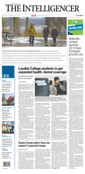 Cover of The Intelligencer (Belleville)