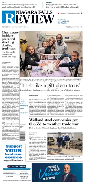 Cover of The Niagara Falls Review