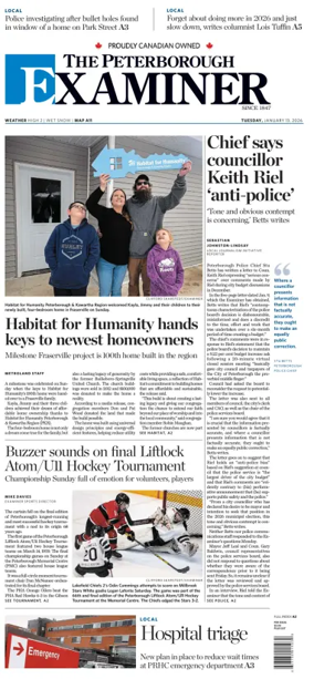 Cover of The Peterborough Examiner