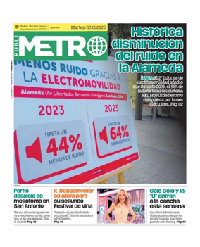 Cover of Publimetro Chile