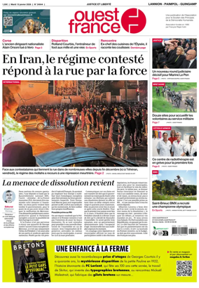Cover of Ouest-France (Lannion / Paimpol / Guingamp)