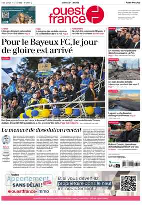 Cover of Ouest France (Pays d'Auge)