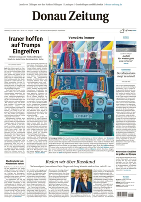 Cover of Donau Zeitung