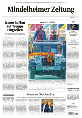 Cover of Mindelheimer Zeitung