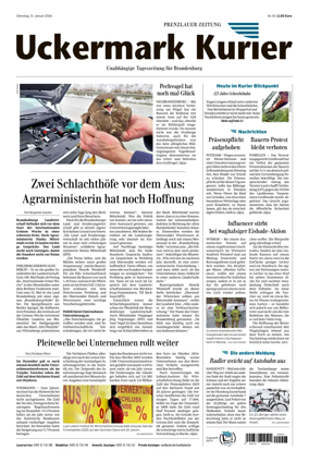 Cover of Prenzlauer Zeitung