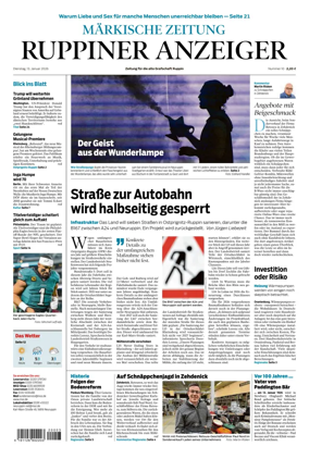 Cover of Ruppiner Anzeiger