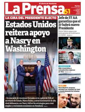 Cover of Diario La Prensa