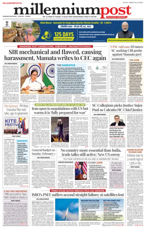 Cover of Millennium Post (Kolkata)