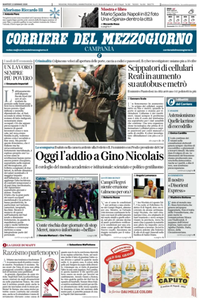 Cover of Corriere del Mezzogiorno (Campania)