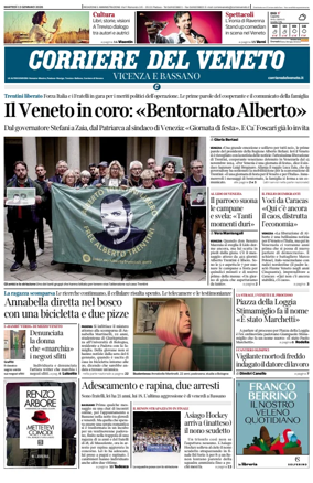 Cover of Corriere del Veneto (Vicenza e Bassano)