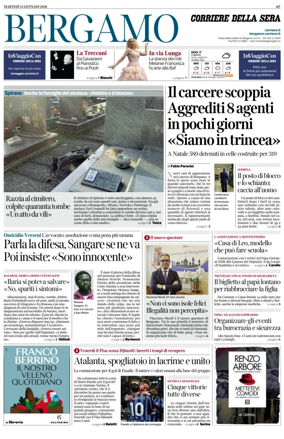 Cover of Corriere della Sera (Bergamo)