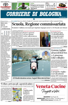 Cover of Corriere di Bologna