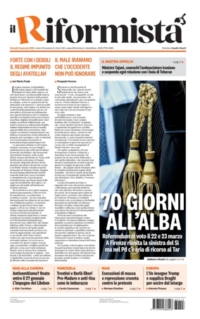 Cover of Il Riformista (Italy)