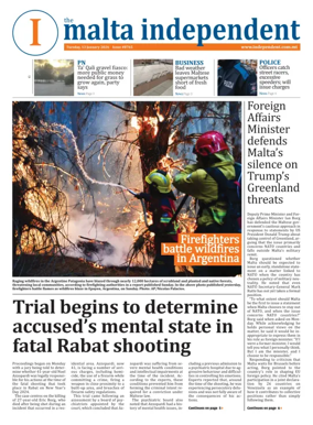 Cover of Malta Independent