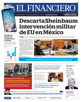Cover of El Financiero