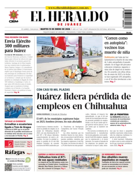 Cover of El Heraldo de Juarez