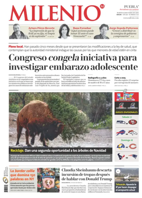 Cover of Milenio Puebla