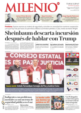 Cover of Milenio Tamaulipas