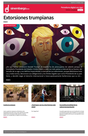 Cover of Sin Embargo Opinion