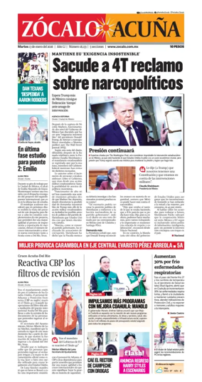 Cover of Zocalo Acuna