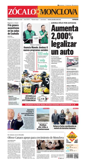 Cover of Zocalo Monclova