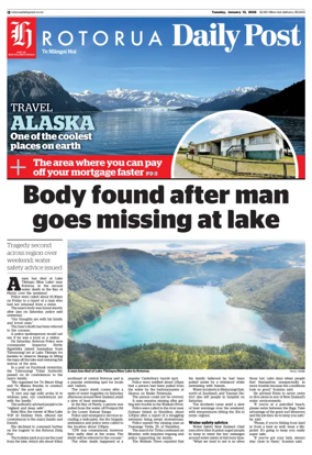 Cover of Rotorua Daily Post