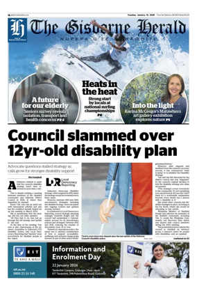 Cover of The Gisborne Herald