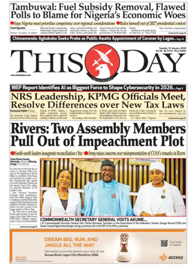 Cover of THISDAY