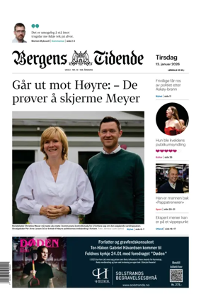 Cover of Bergens Tidende