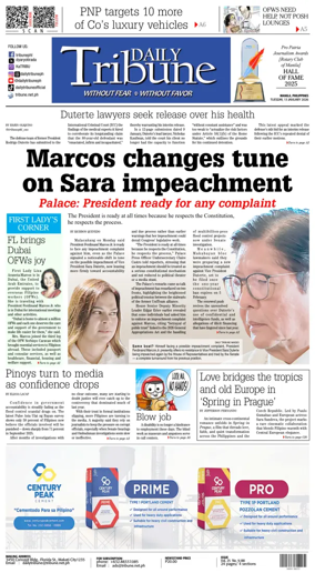 Cover of Daily Tribune (Philippines)