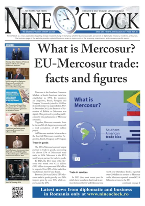 Cover of Nine o clock (Romania) Daily