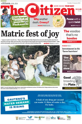 Cover of The Citizen (Gauteng)