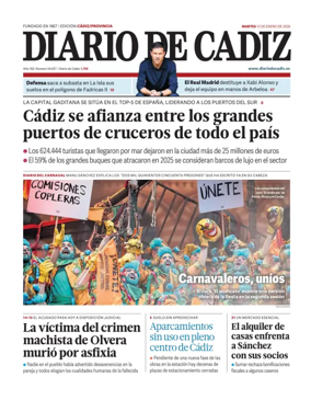 Cover of Diario de Cadiz