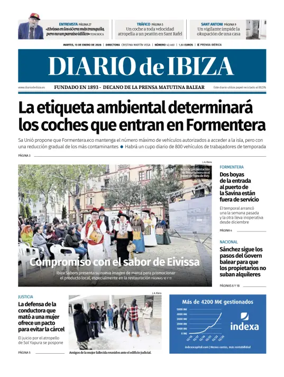 Cover of Diario de Ibiza