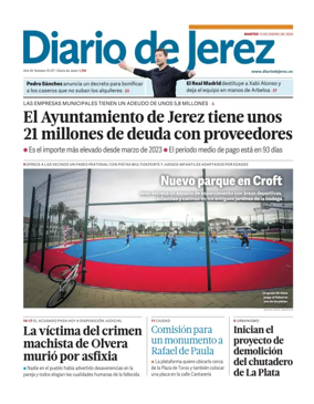 Cover of Diario de Jerez