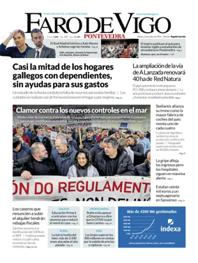 Cover of Faro de Vigo (Pontevedra)