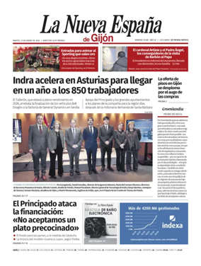 Cover of La Nueva Espana (Gijon)
