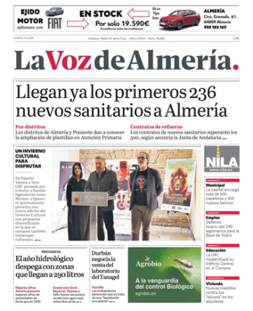 Cover of La Voz de Almeria