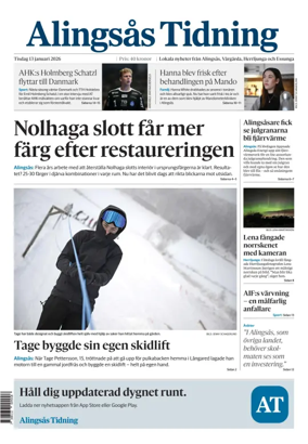 Cover of Alingsas Tidning