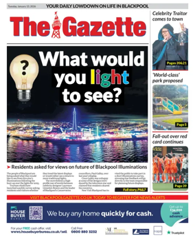 Cover of Blackpool Gazette