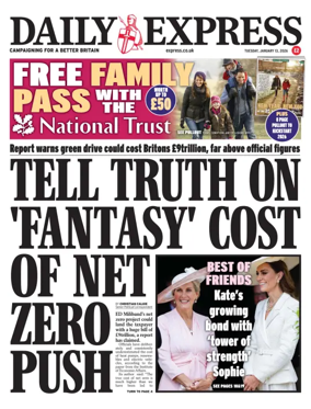 Cover of Daily Express