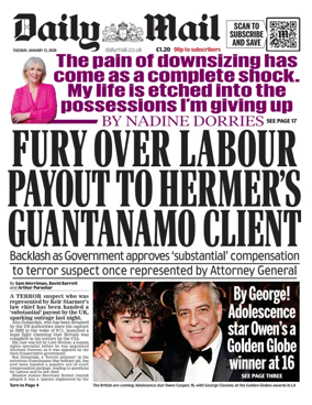 Cover of Daily Mail
