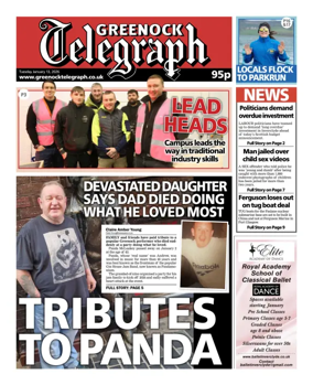 Cover of Greenock Telegraph