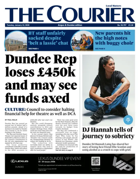 Cover of The Courier & Advertiser (Angus and Dundee)