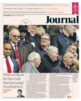Cover of The Guardian e-paper Journal